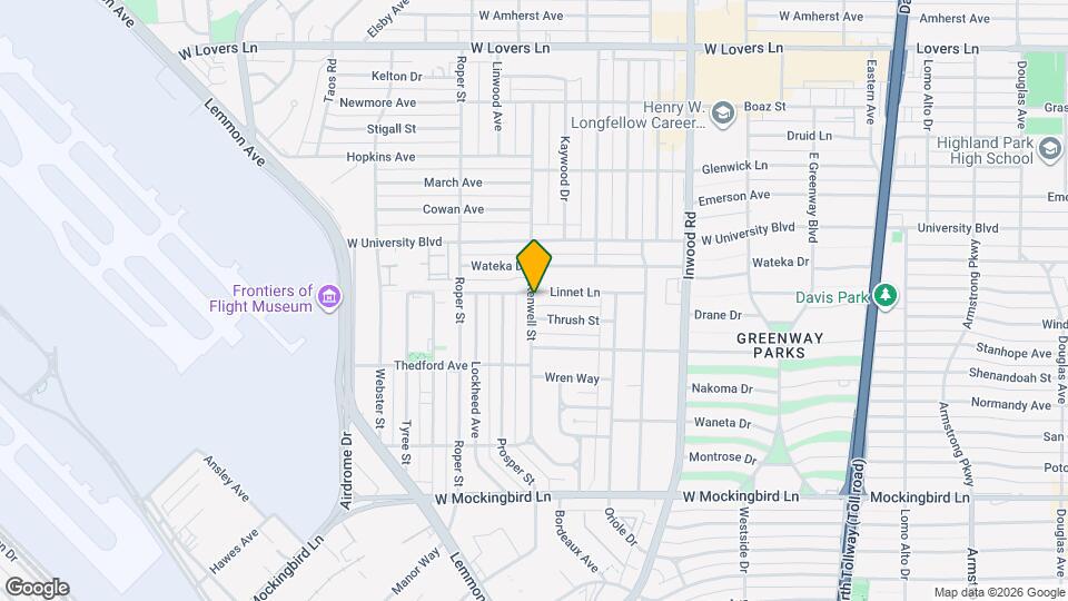 4902 Linnet Ln Map and Location Details