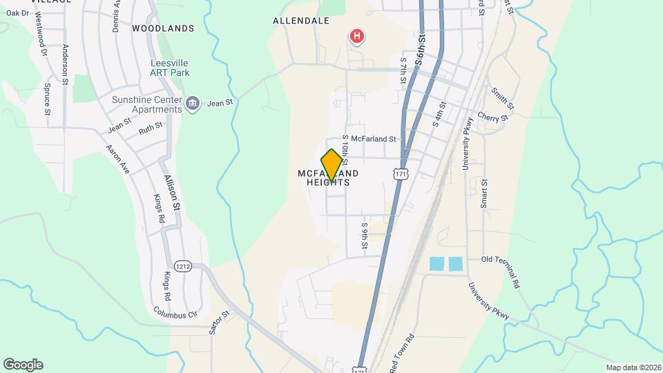 1303 S 11th St Map and Location Details