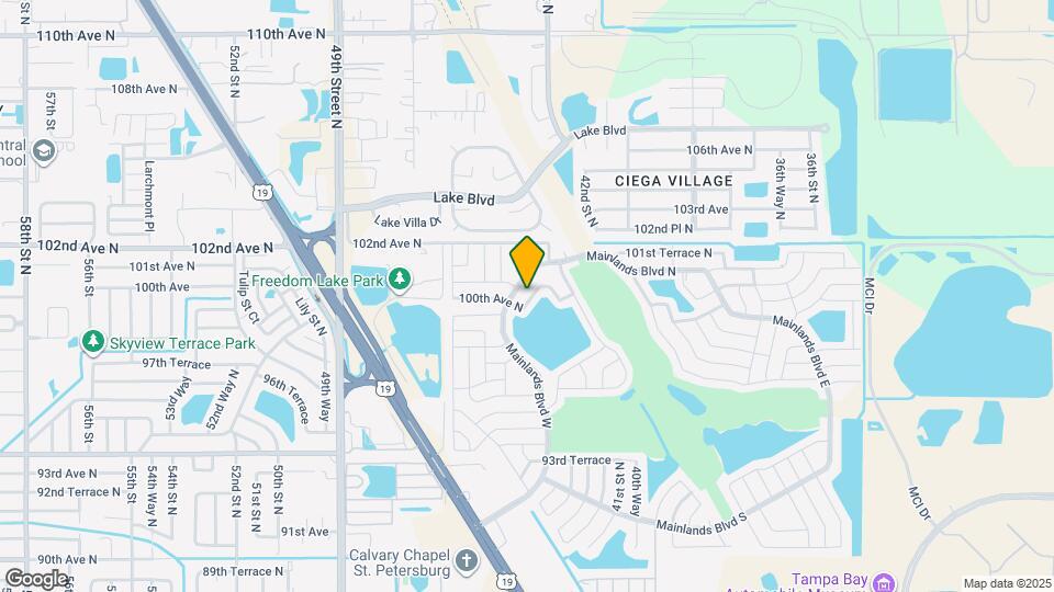 4223 100th Ave N Map and Location Details