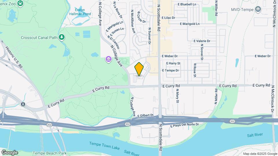 Camden Tempe II Mapa y Detalles de la Ubicación