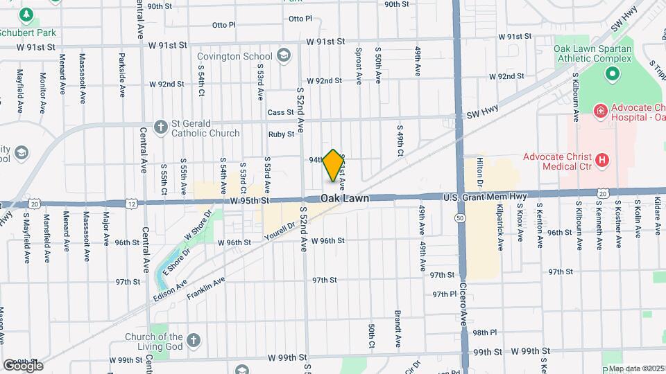 9440 S 51st Ave Map and Location Details
