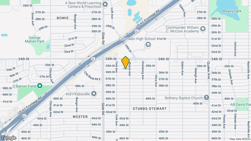 5008 36th St Map and Location Details