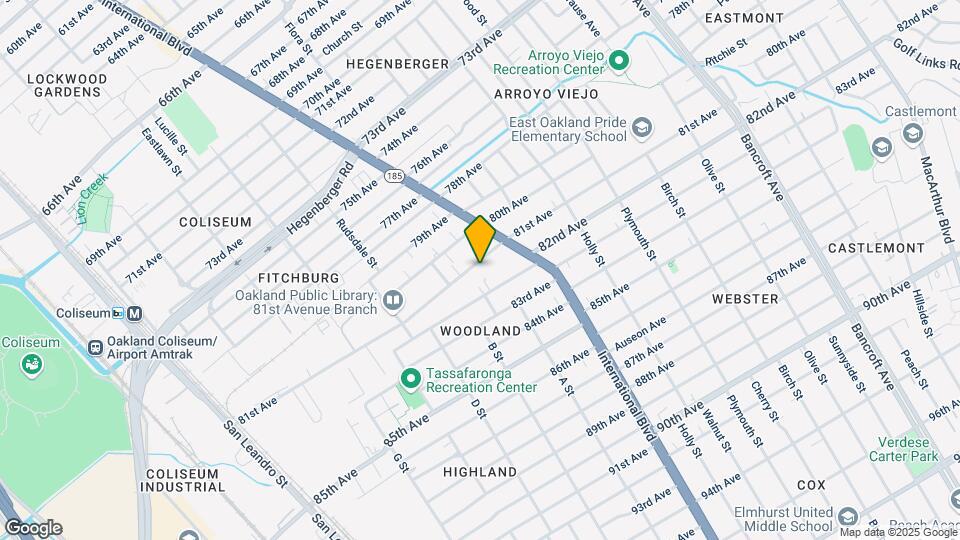 1354 81st Ave Map and Location Details