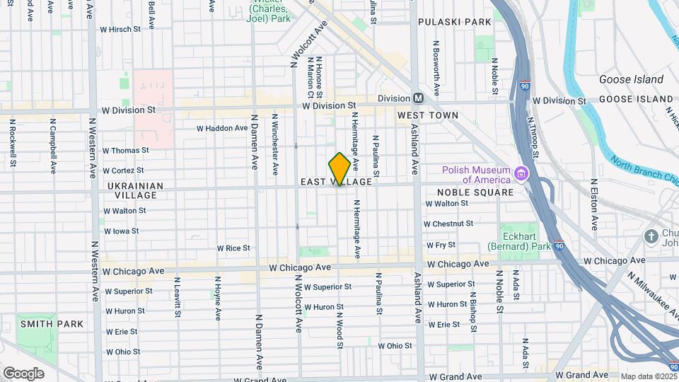1761 W Augusta Blvd Map and Location Details
