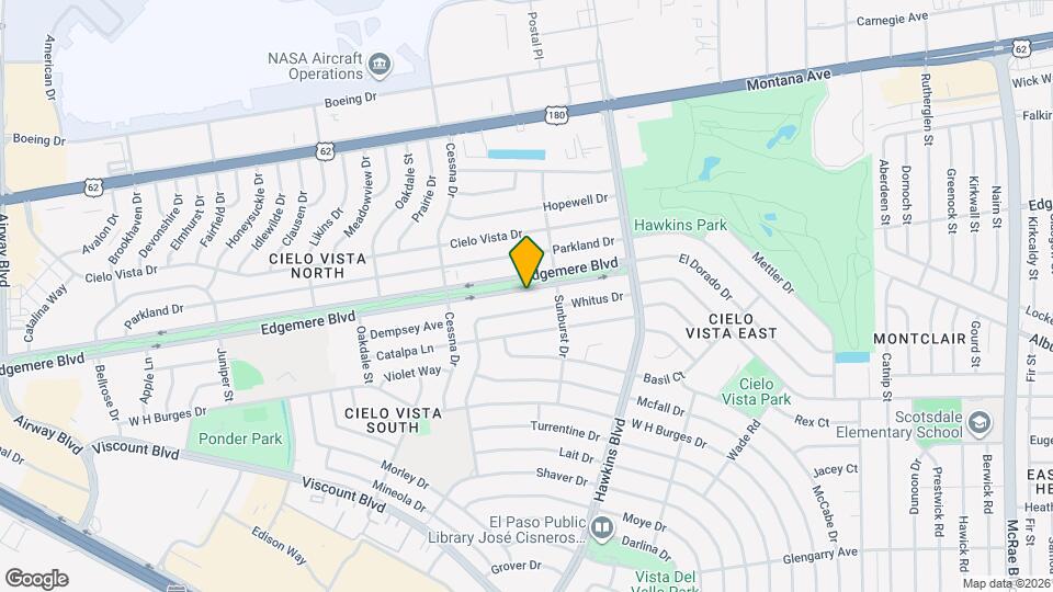 8500 Edgemere Blvd Map and Location Details