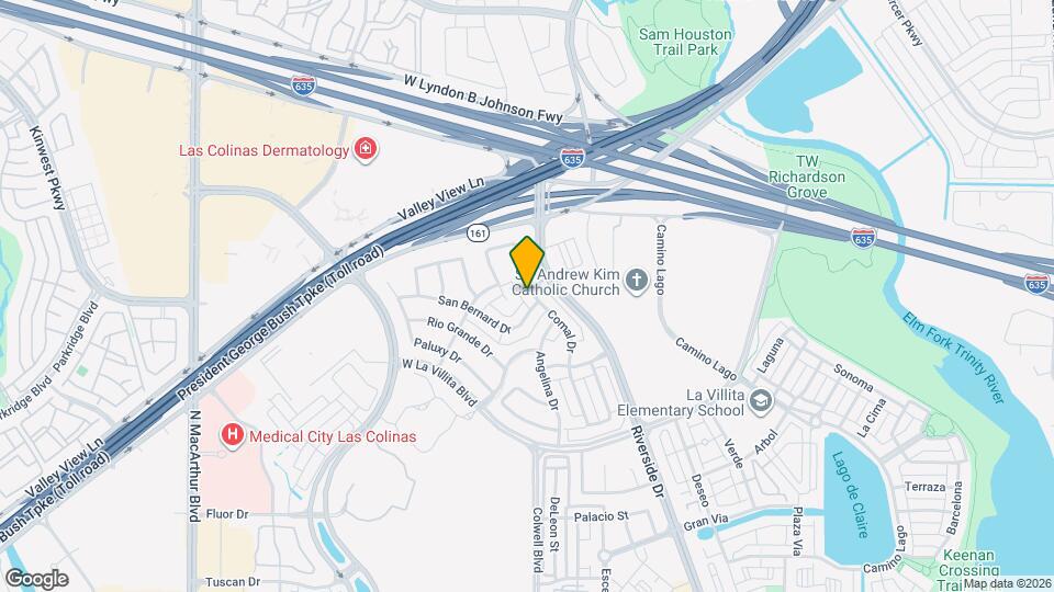 7219 Comal Dr Map and Location Details