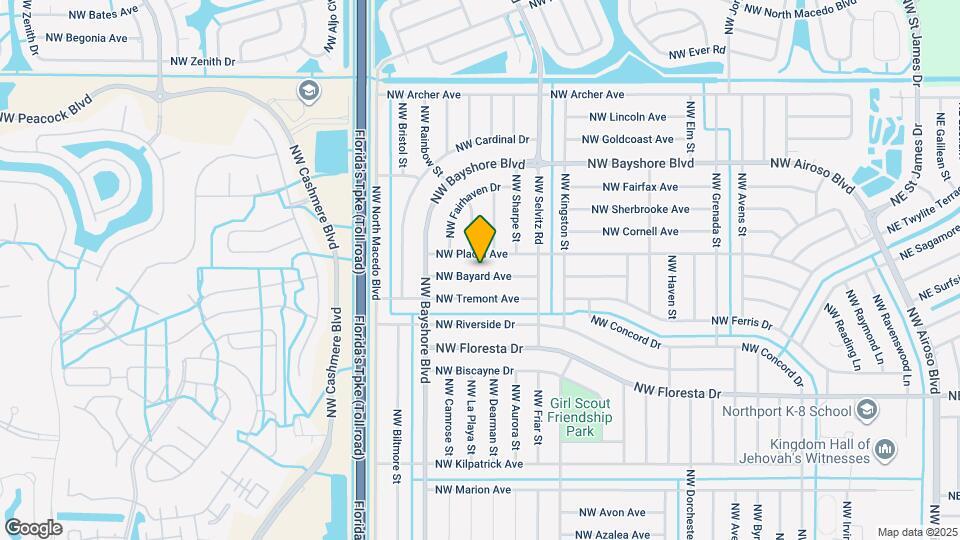 757 NW Bayard Ave Map and Location Details