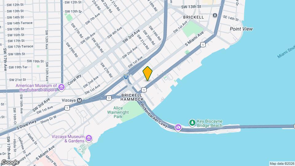 2400 Brickell Ave, Unit 103D Map and Location Details