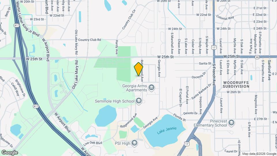 401 Terrace Ct Map and Location Details