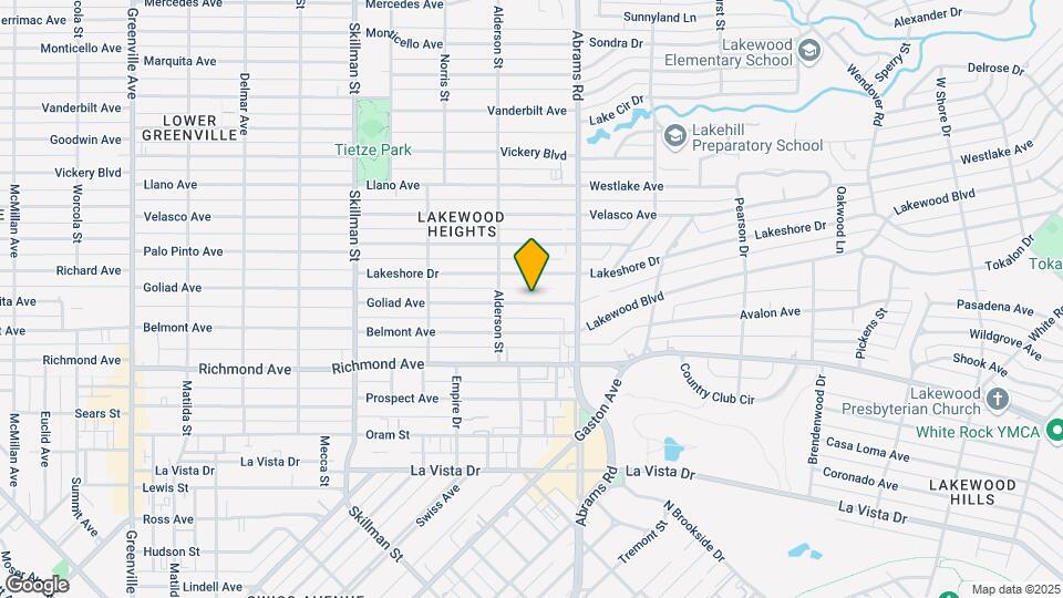 6335 Goliad Ave Map and Location Details