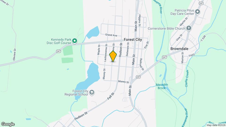 404 Susquehanna St Map and Location Details