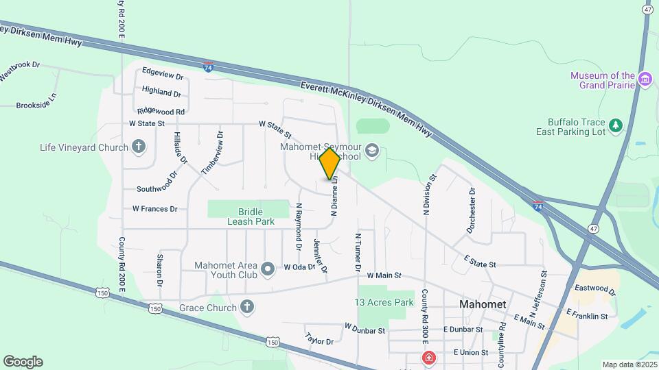 603 N Dianne Ln Map and Location Details