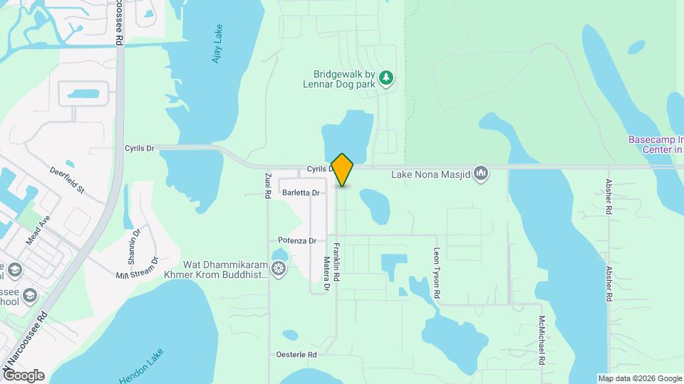 2878 Narcoossee Cmns Wy Map and Location Details