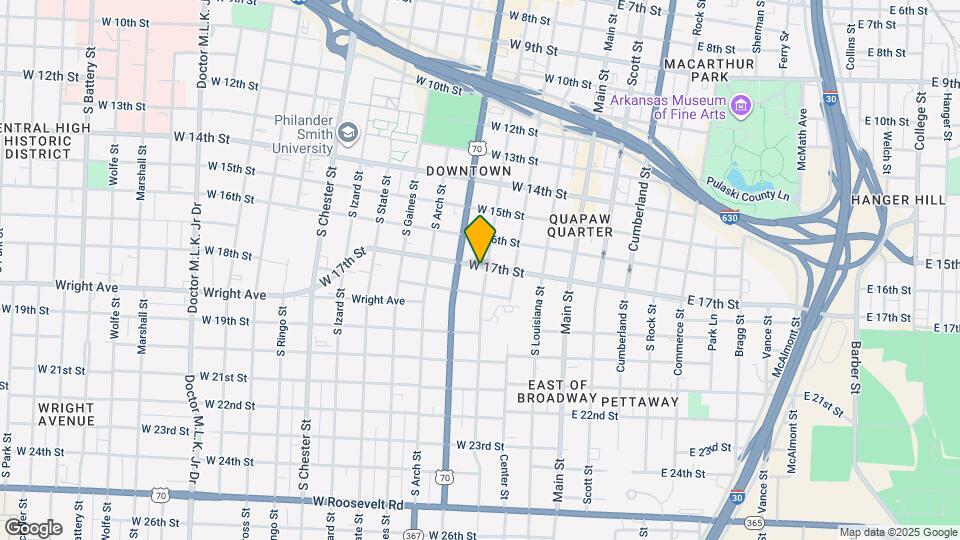 1702 S Spring St Mapa y Detalles de la Ubicación