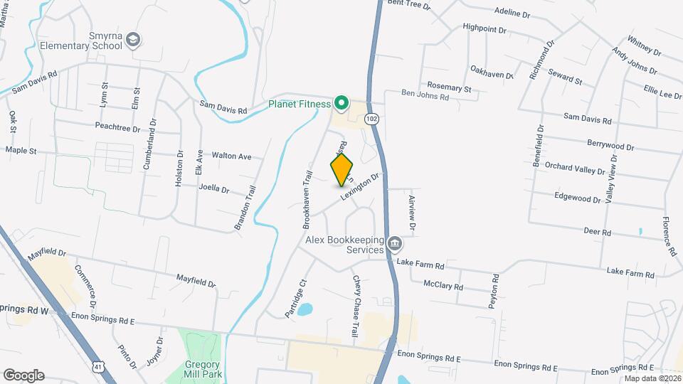 209 Lexington Dr Map and Location Details