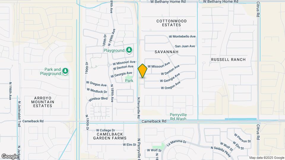 5316 N 186th Dr Map and Location Details