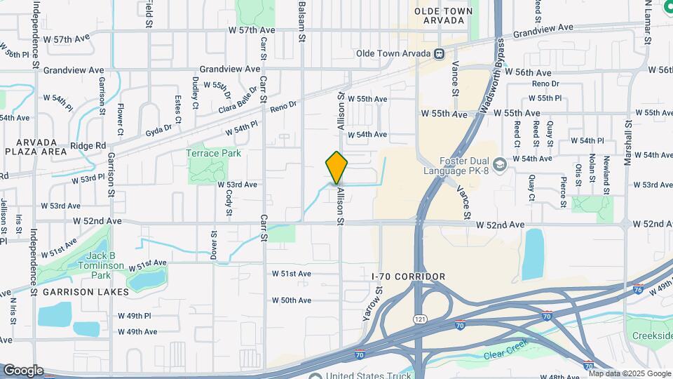 6647 W 52nd Dr Map and Location Details