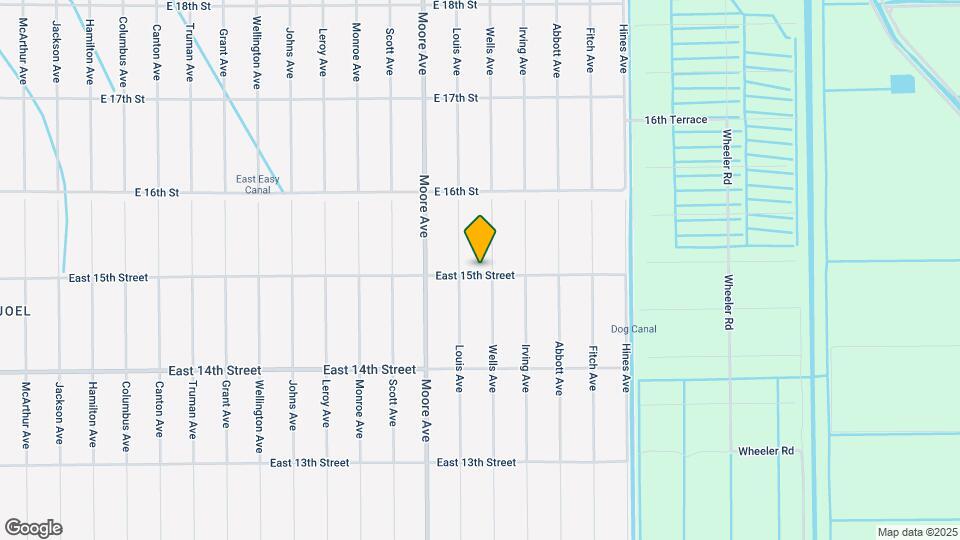 4105 East 15th Street Map and Location Details