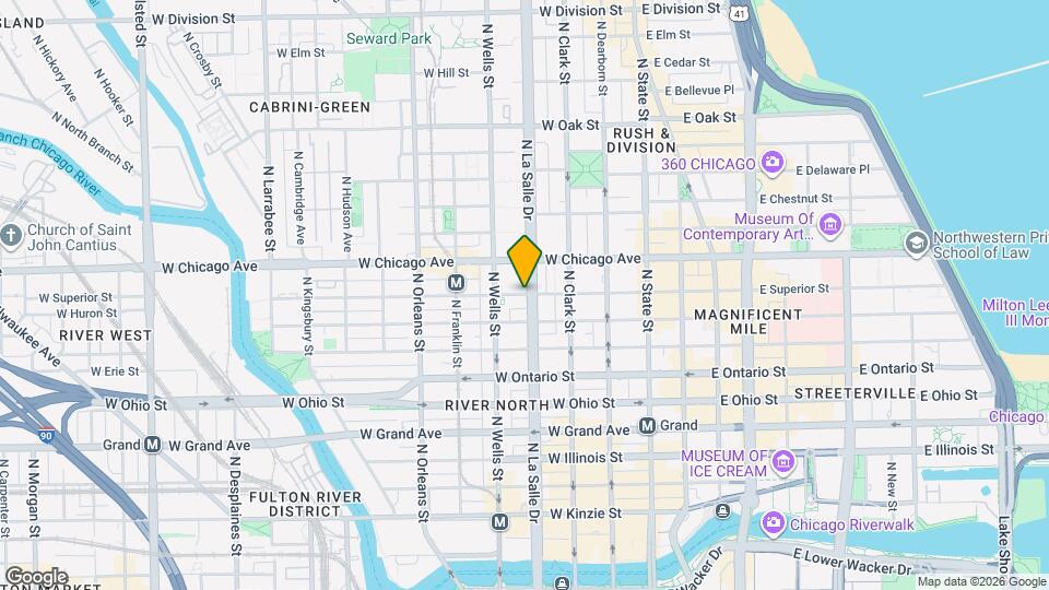 189 W Superior St Mapa y Detalles de la Ubicación