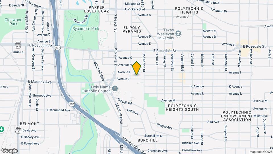 2719 Avenue J Map and Location Details