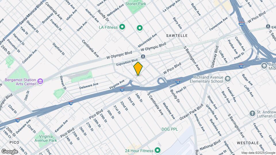 2302 S Carmelina Ave Map and Location Details