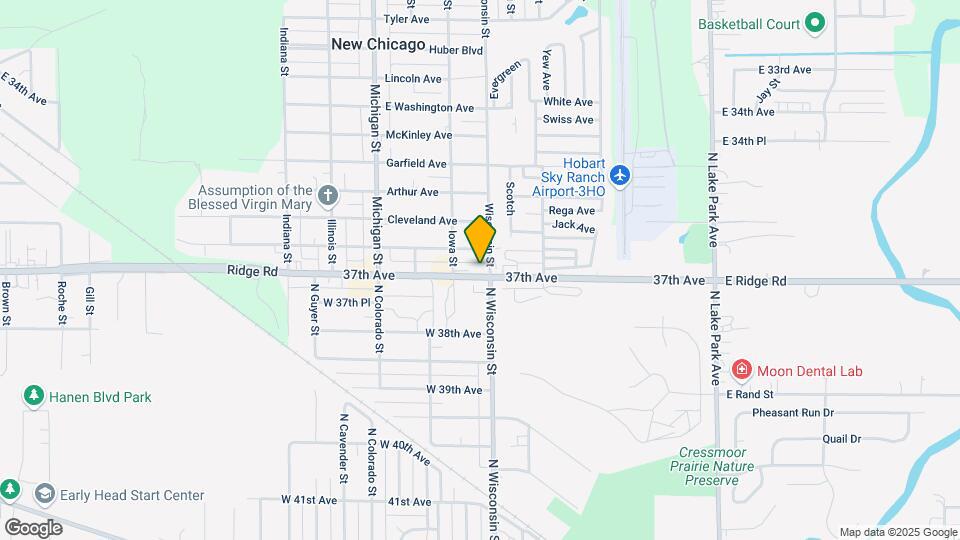426 W 37th Ave-Unit -1 Map and Location Details