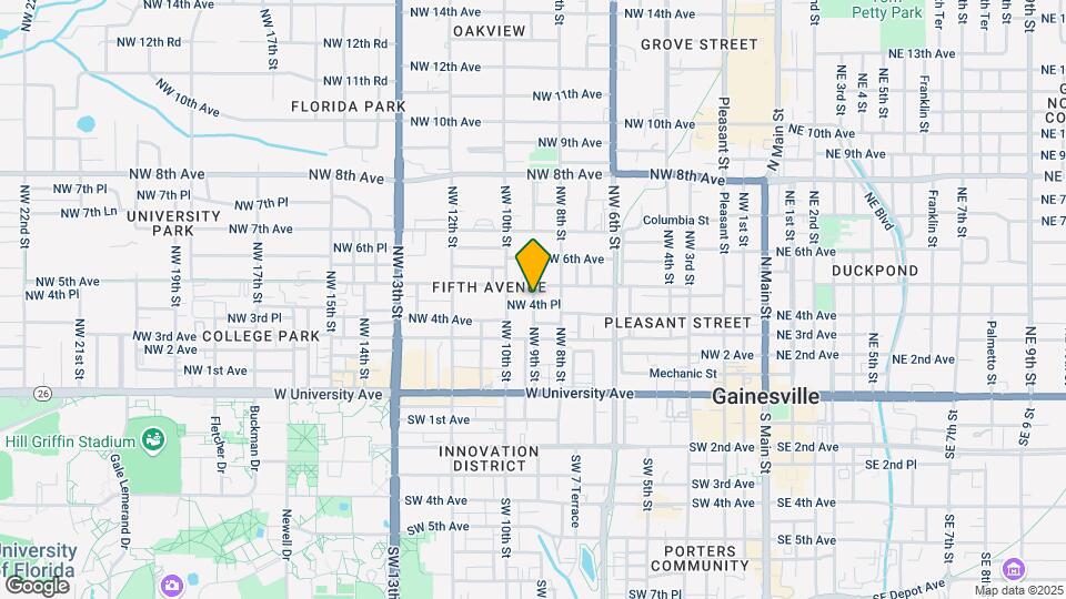 432 NW 9th St Map and Location Details