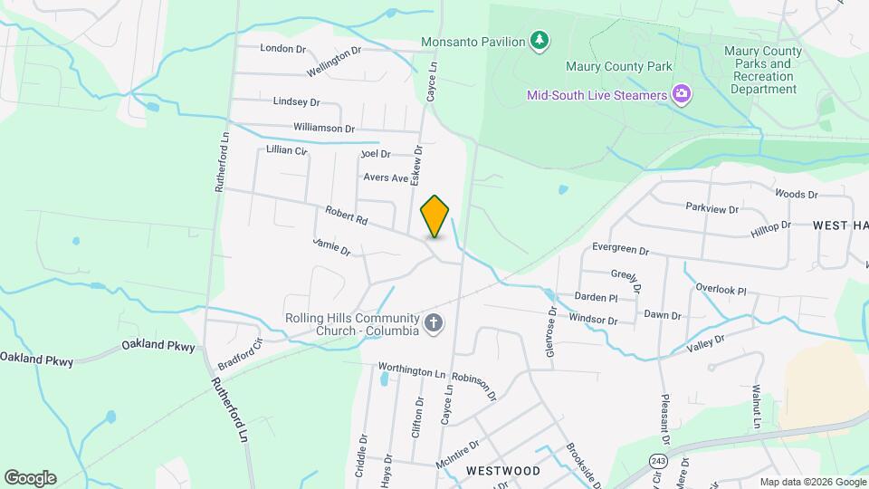 1610 Robert Rd Map and Location Details