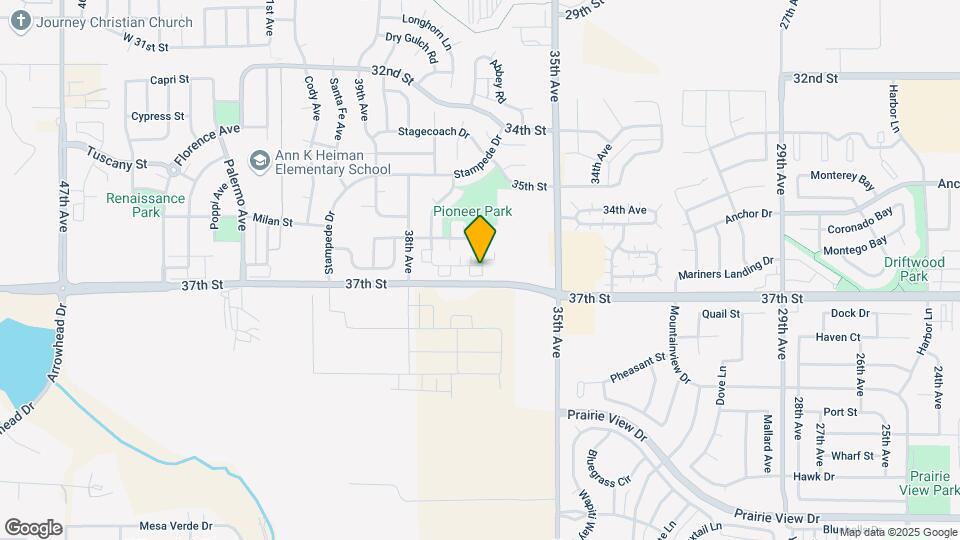 3654 Ponderosa Ct Map and Location Details