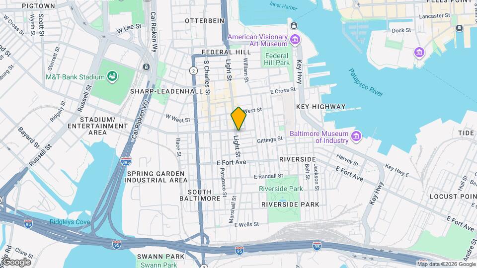 1305 Light St Map and Location Details
