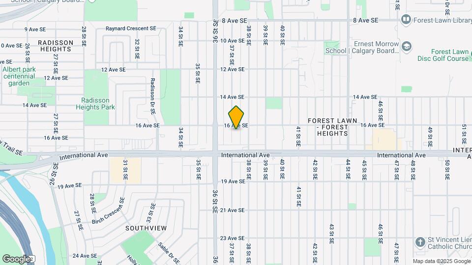 1704 37th St SE Map and Location Details