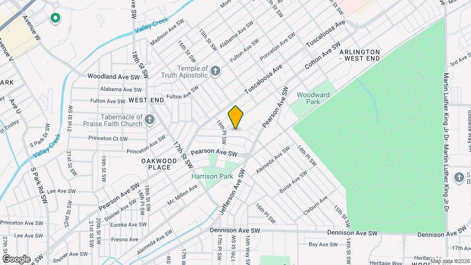 1540 Cleveland Ave SW Mapa y Detalles de la Ubicación