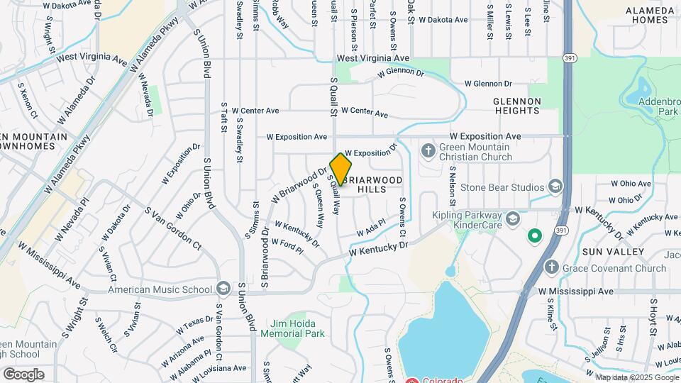852 S Quail Way Map and Location Details