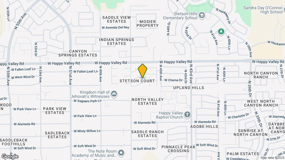 4628 W Whispering Wind Dr Map and Location Details