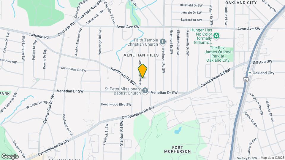 1434 Aniwaka Ave SW Map and Location Details