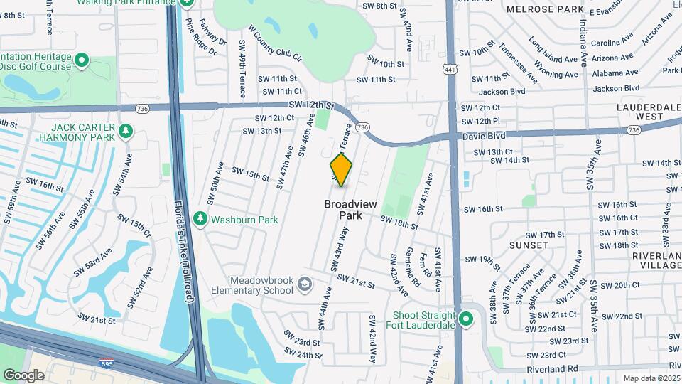 1631 SW 44th Ave Map and Location Details