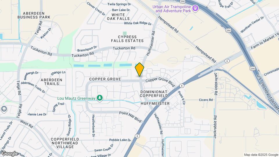 9389 Huffmeister Rd Map and Location Details