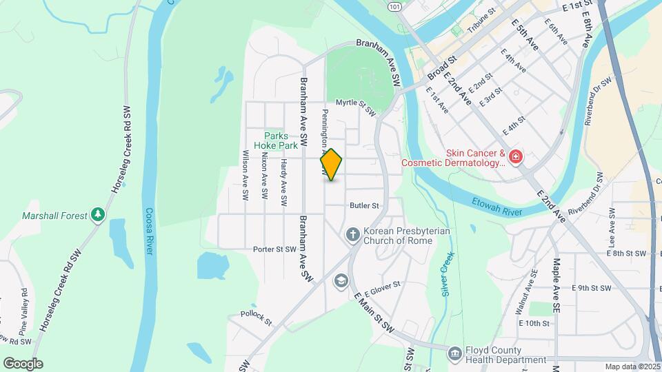 409 Pennington Ave SW Map and Location Details