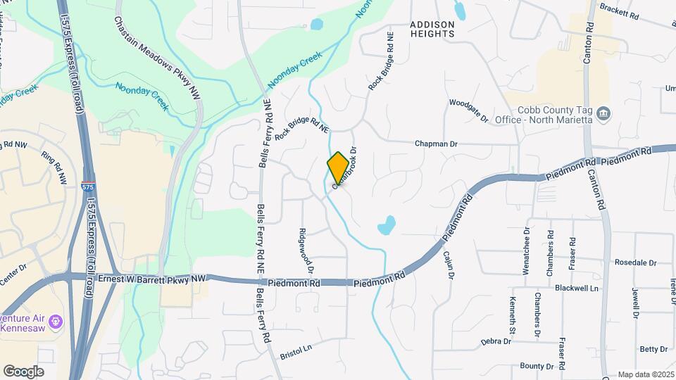 2730 Cedarbrook Dr Map and Location Details