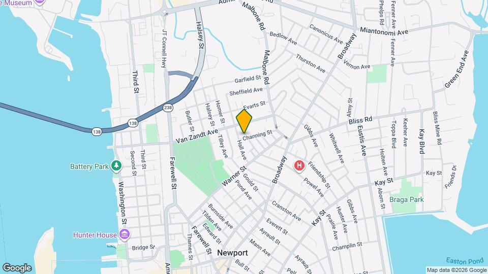 34 Channing St, Unit 1 Mapa y Detalles de la Ubicación