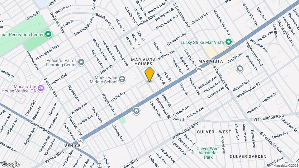 3760 Beethoven St Mapa y Detalles de la Ubicación