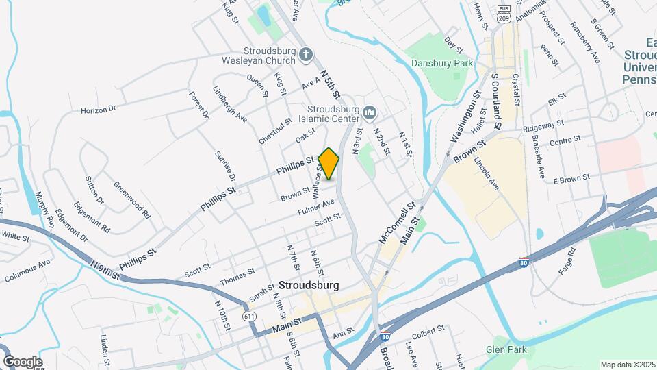 510 Brown St Mapa y Detalles de la Ubicación