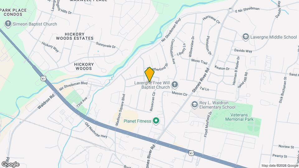 2121 Montgomery Ln Mapa y Detalles de la Ubicación