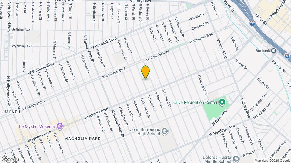 636 N Lamer St Map and Location Details