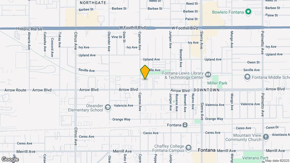 16534 Arrow Blvd Map and Location Details