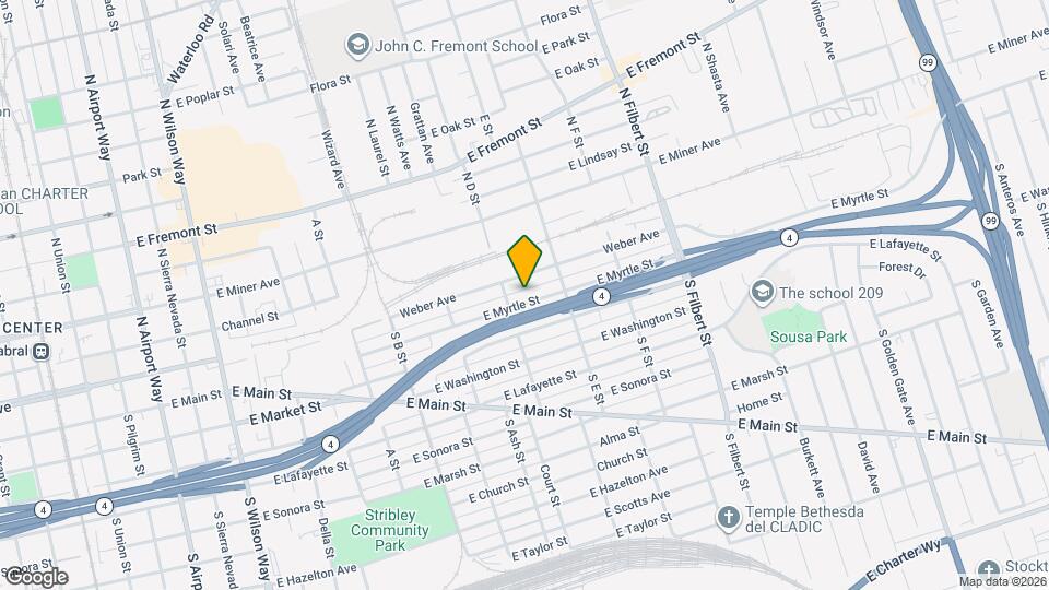 2225 E Myrtle St Map and Location Details
