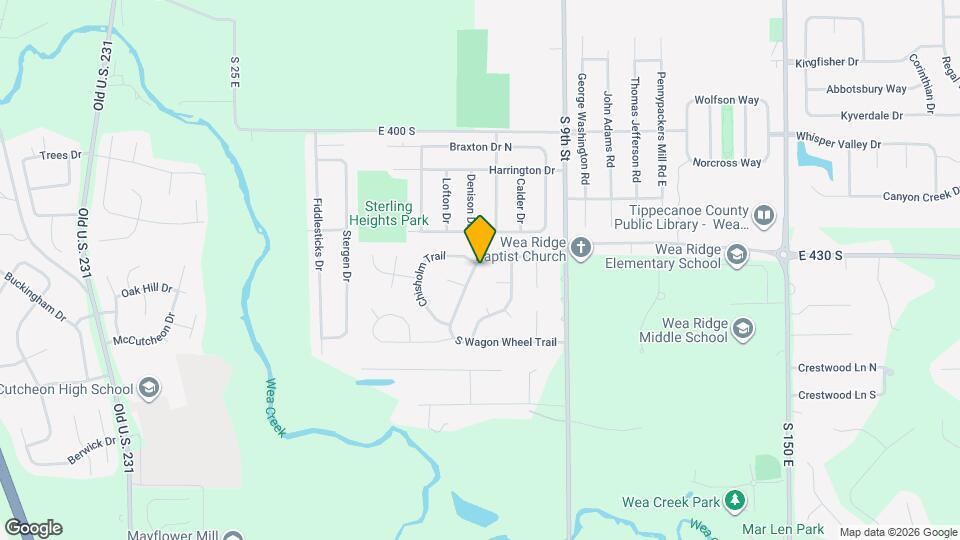 4405 W Wagonwheel Trail Map and Location Details