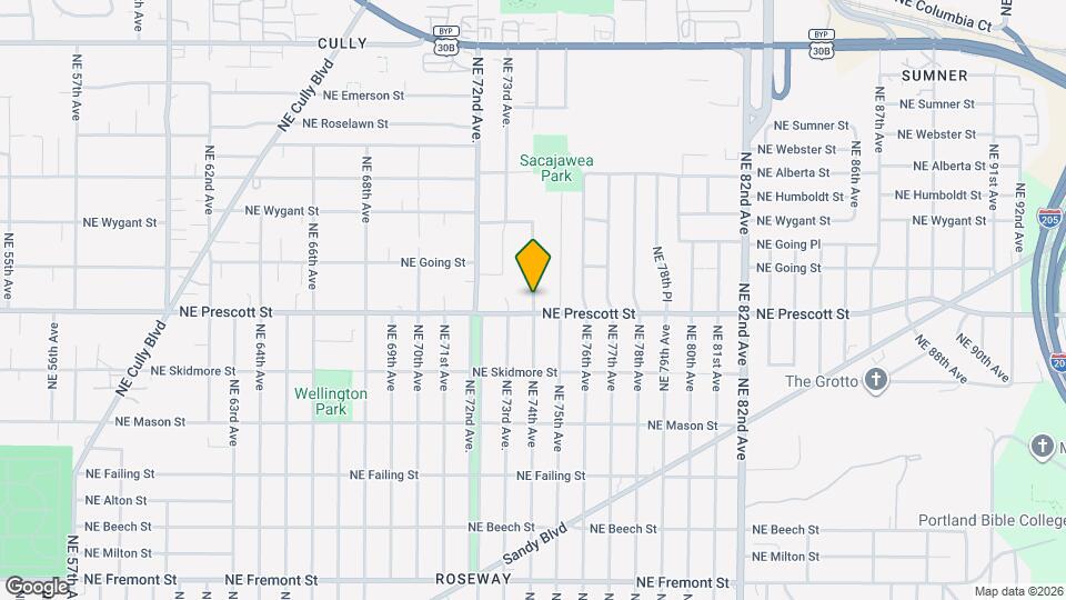 4530 NE 74th Ave, Unit APT A Map and Location Details