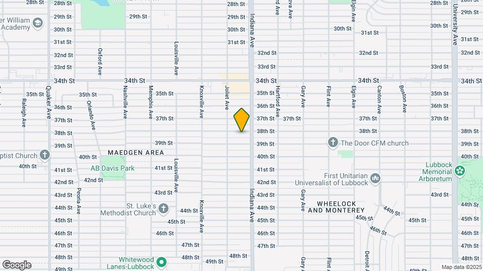 3407 38th St Map and Location Details