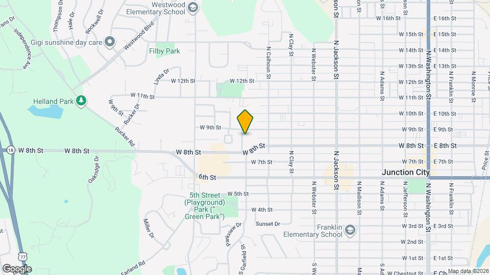 827 N Garfield St Map and Location Details